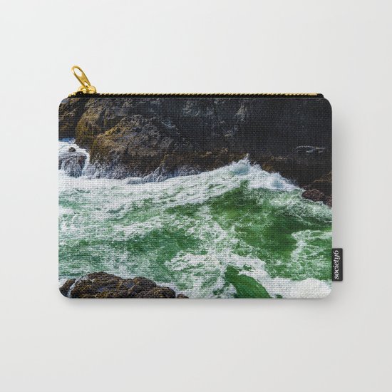 Emerald Sea Foam Carry-All Pouch