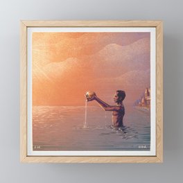 Offerings to Sun Framed Mini Art Print