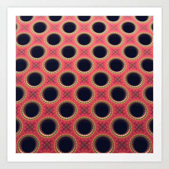 Fancy Holes Art Print