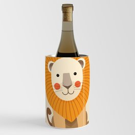 Lion, Animal Portrait Wine Chiller