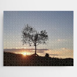 Countryside summer sunset Jigsaw Puzzle