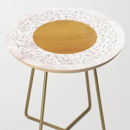 Abstract sun Side Table