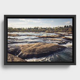 James River Richmond VA Framed Canvas