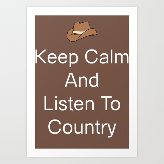 Keep Calm Art Print