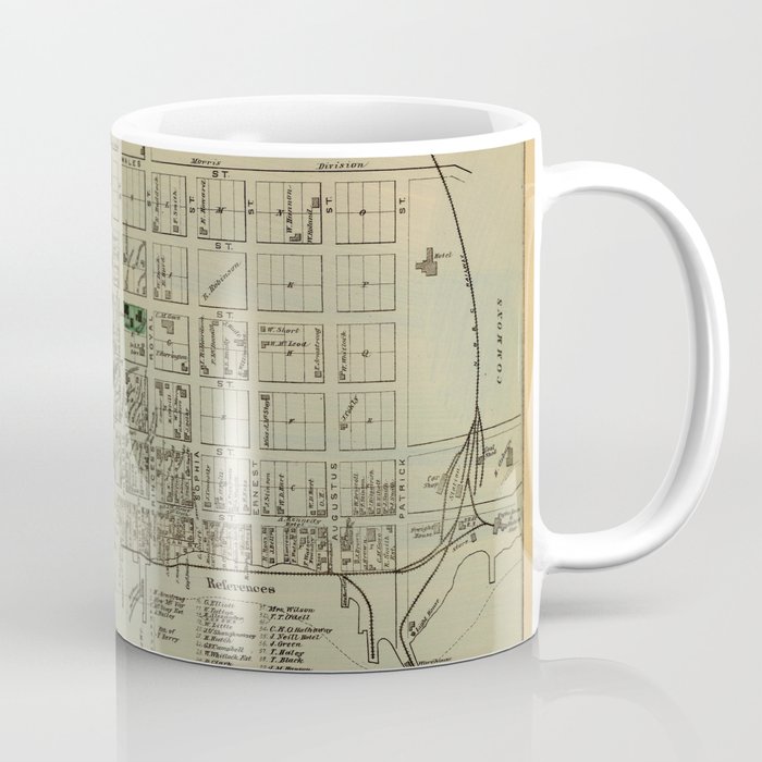 Map of Saint Andrews 1878 Coffee Mug