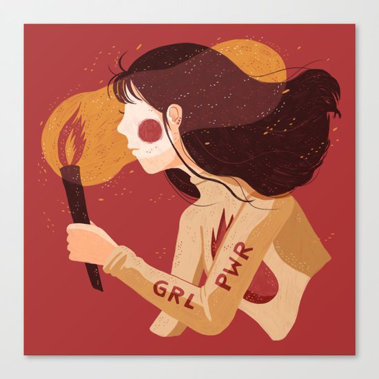 GIRL POWER Canvas Print