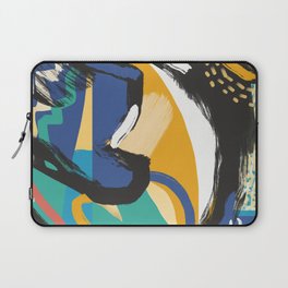 Colorful summer curl abstract Laptop Sleeve