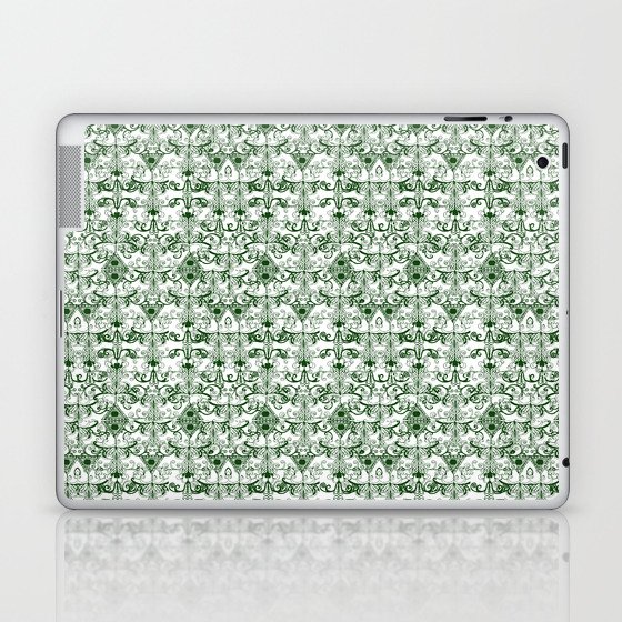 Green Pattern Laptop & iPad Skin