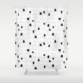 Tunnel hideouts Shower Curtain