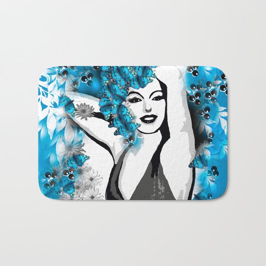 BUTTERFLY WOMAN Bath Mat