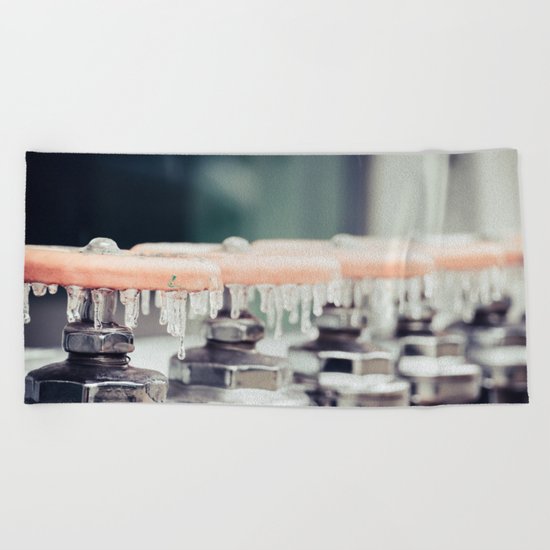 Water Works Beach Towel