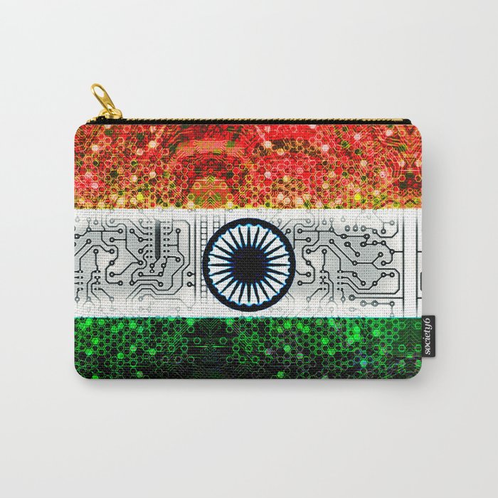circuit board india (flag) Carry-All Pouch