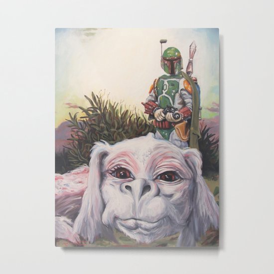 A Boy and His Dog Metal Print