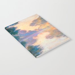 Claude Monet - Matin sur la Seine, le beau temps  Notebook