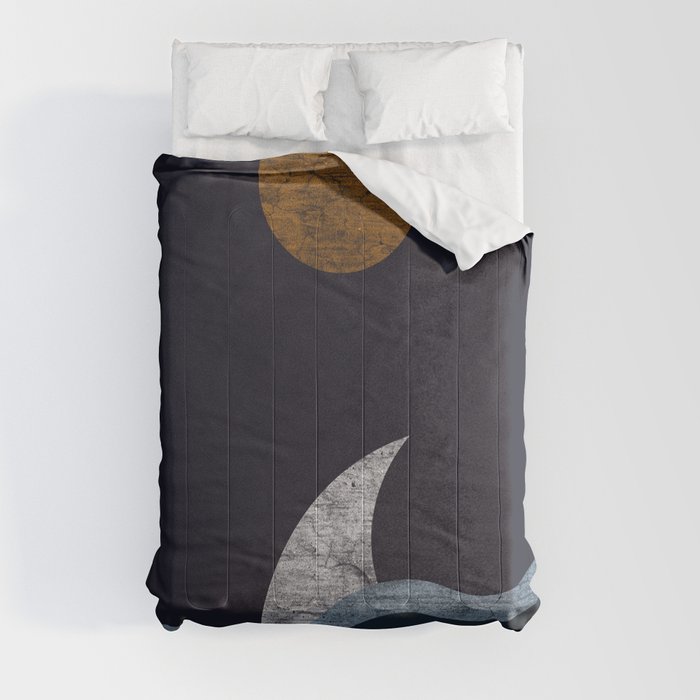 Midnight Shark Comforter