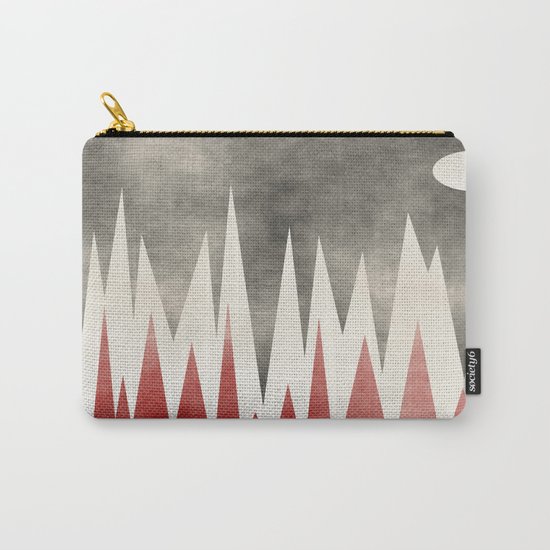 Snow Capped Mountains Carry-All Pouch