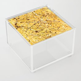 Scattered Yellow Acrylic Box