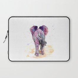 Pink Elephant on Parade Laptop Sleeve
