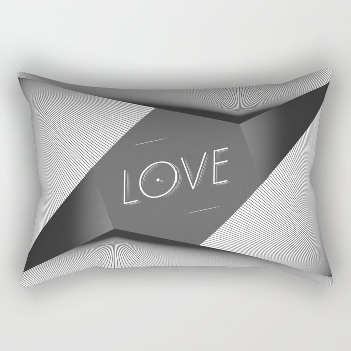 LOVE_ Rectangular Pillow