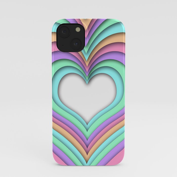 Pastel Heart iPhone Case