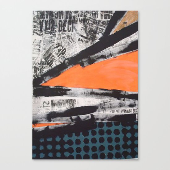 CUT UP Canvas Print