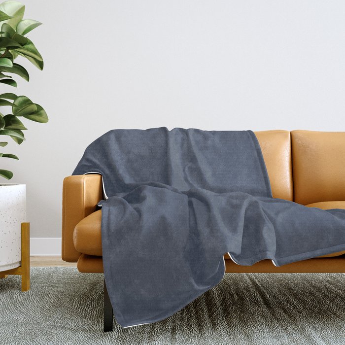 Blue and clearance gray throw
