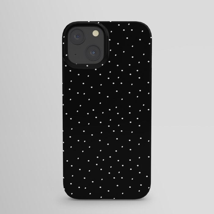 Dots Black iPhone Case