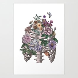 flowering ribs Art Print
