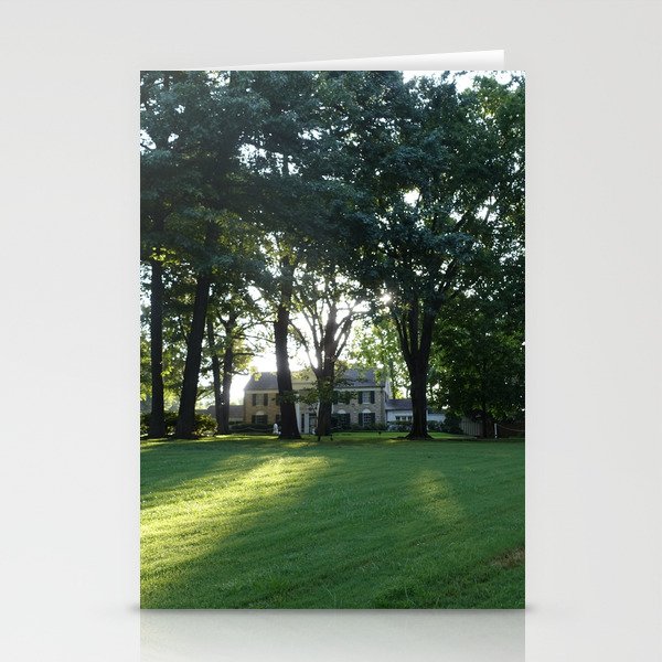 Graceland in the morning Stationery Cards