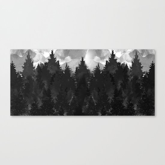Winter Darkness Canvas Print