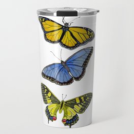 3 Butterflies Travel Mug