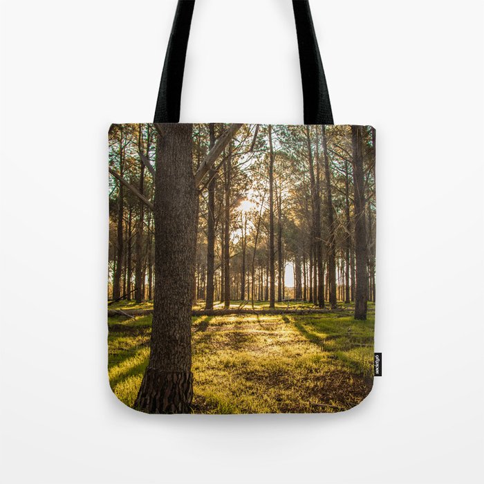 Sunset in the Pines Tote Bag