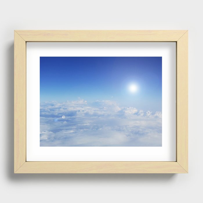 CLOUDS Recessed Framed Print