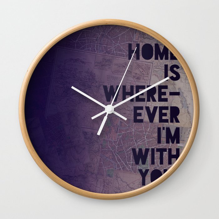 With You Wall Clock