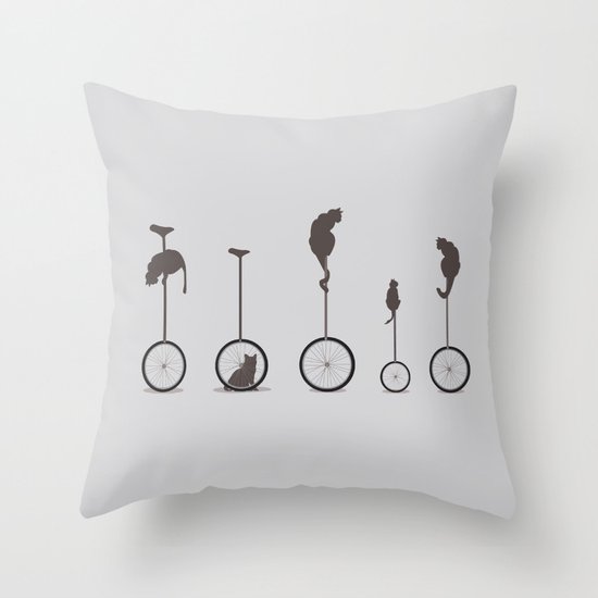 Cats Throw Pillow
