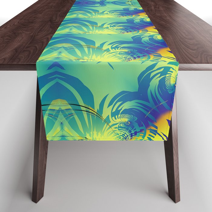 Abstract Seamless Tiles Pattern Table Runner