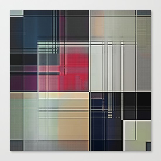 Lines/Abstract Q1 Canvas Print