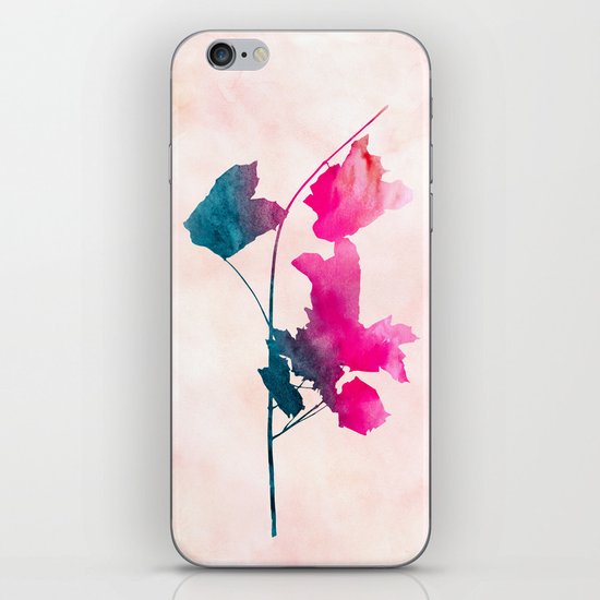 maple 1 watercolor by Jacqueline Maldonado & Garima Dhawan iPhone & iPod Skin