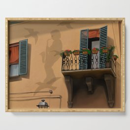 Italian Balcony Serving Tray