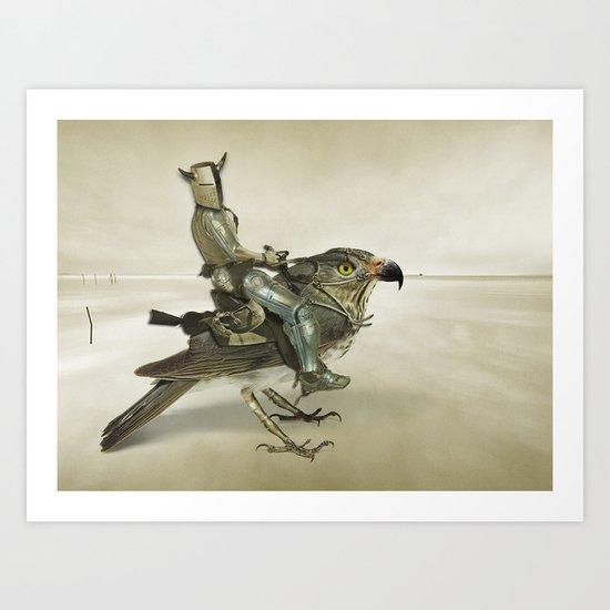 Knights ride Art Print