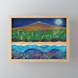 Mauna Kea Landscape Framed Mini Art Print