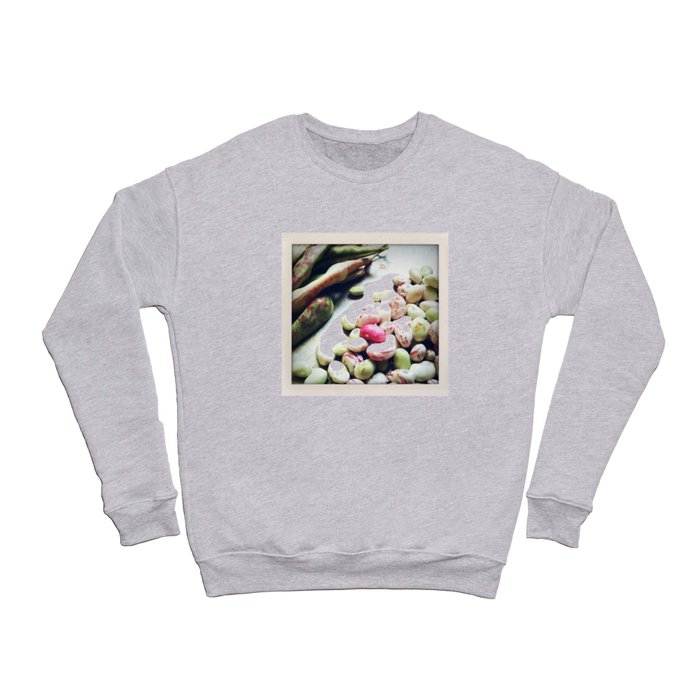 Colorful pile of Organic Beans -- Great for your kitchen! Retro photo shows off nature's bounty :-) Crewneck Sweatshirt