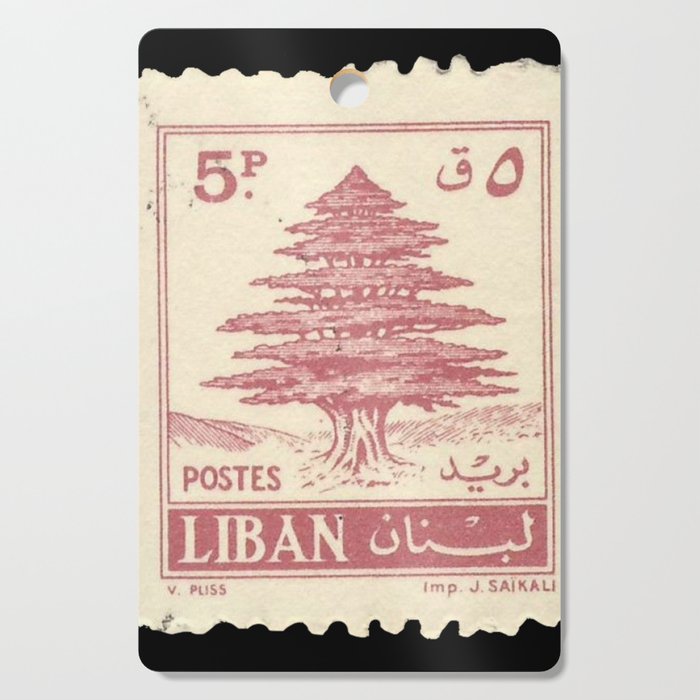 Lebanon vintage Timbre Cutting Board