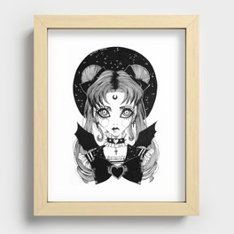 Sailor Goth Moon Recessed Framed Print