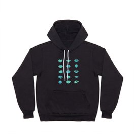 Mint and Blue Lips Hoody