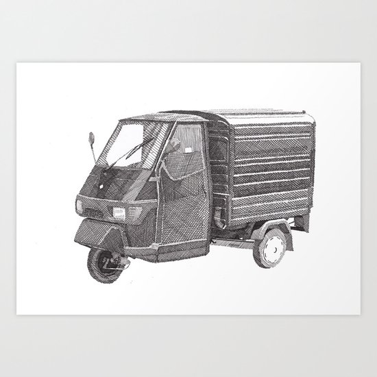 Piaggio Art Print