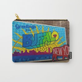 Greetings from Buffalo Carry-All Pouch