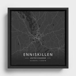Enniskillen, United Kingdom - Dark Framed Canvas