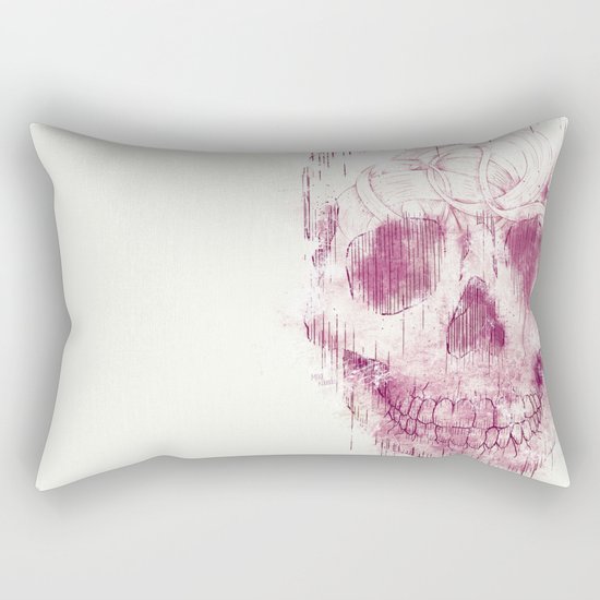 skeleton head Rectangular Pillow