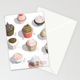 I Like Cupcakes Stationery Card